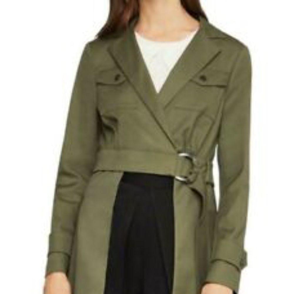 Exclusive BcbgMaxazria Open Trench Jacket-Two In One